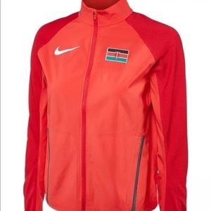 NWT Nike Flex Team Kenya Running Red Rare Jacket
